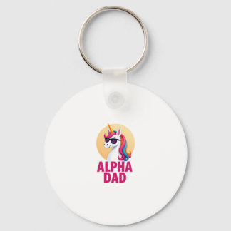 Porte-clés Funny Unicorn Dad Laufey Men Father's Day Christma