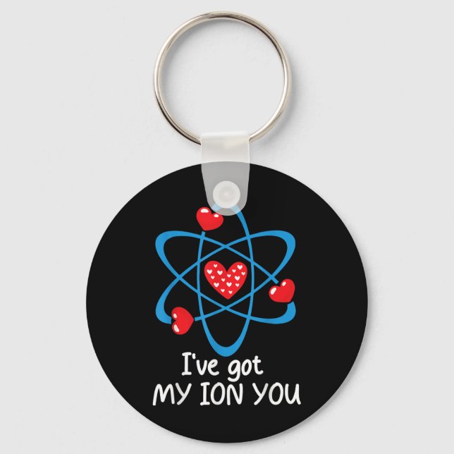 Porte-clés Funny Valentines Jour Professeur de sciences Ive J (Recto)