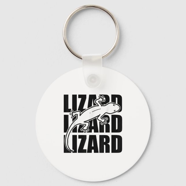 Porte-clés Funny Weirdcore Lizard Lizard Mème Animal W (Recto)