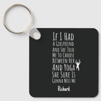 Porte-clés Funny Yoga Gifts For Him Teen Boys Men Yogi Humor