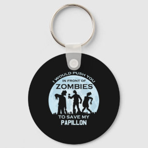 Porte-clés Funny Zombie Halloween Pet Papillon