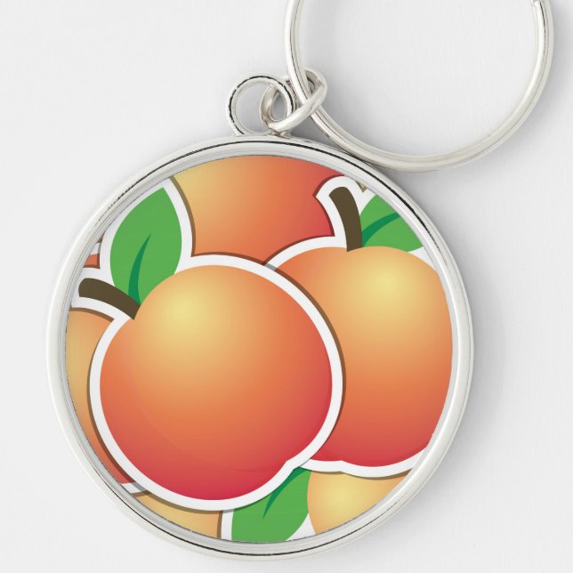 Porte-clés Funy peach (Devant)