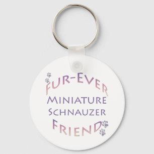 Porte-clés Furever de Schnauzer miniature