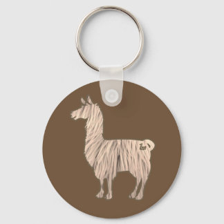 Porte-clés Furry Llama Keychain