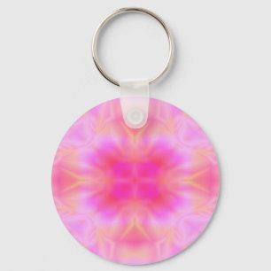 Porte-clés Fusée rose