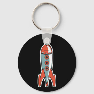 Porte-clés fusée spatiale