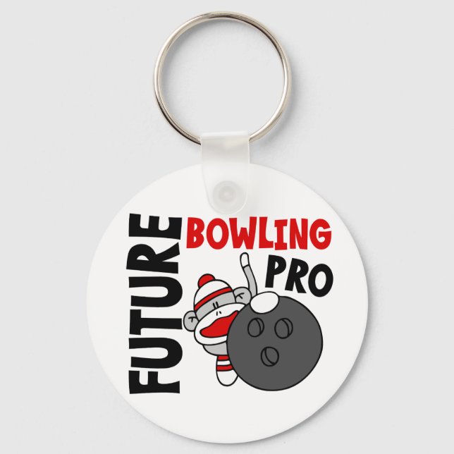 Porte-clés Futur Bowling Pro Sock Monkey (Recto)