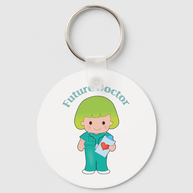 Porte-clés Futur Docteur fille (Recto)