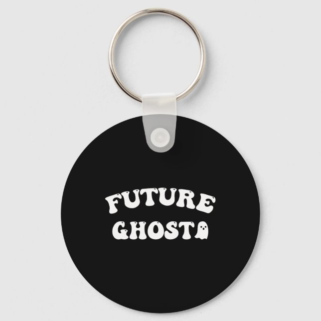 Porte-clés Futur Fantôme Drôle Costume Halloween (Recto)