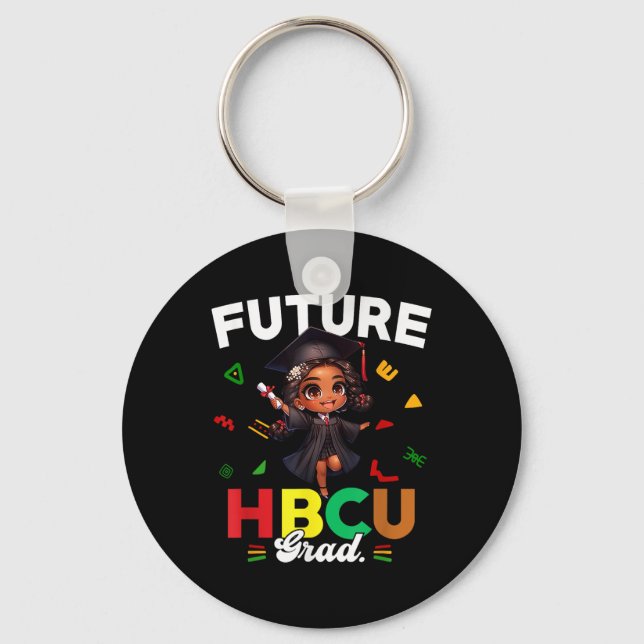 Porte-clés Futur Hbcu Grad Black History Mois Black College (Recto)