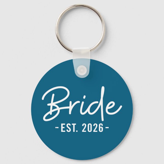 Porte-clés Futur mariée est 2026 future femme mariée à marier (Recto)