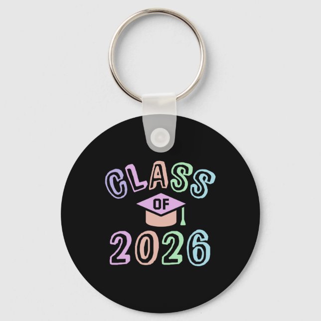 Porte-clés Future Cl de 2026 Année de remise des diplômes 8e  (Recto)