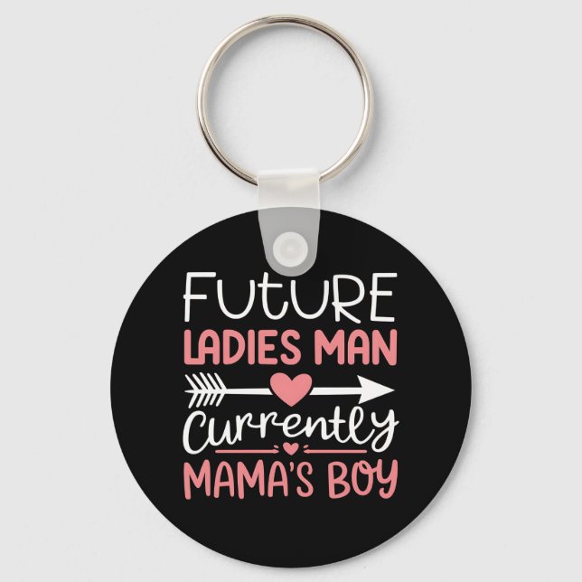 Porte-clés Future Ladies Main Actuellement Mama's Boy Saint-V (Recto)