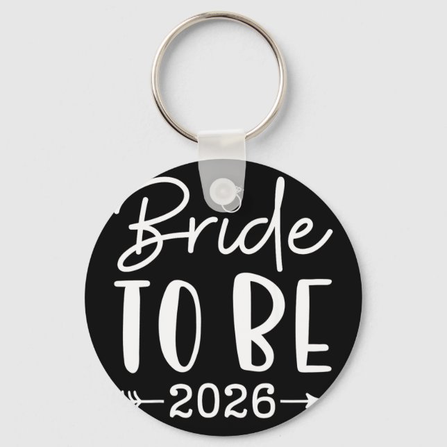 Porte-clés Future mariée 2026 enterrement de vie de jeune fil (Recto)
