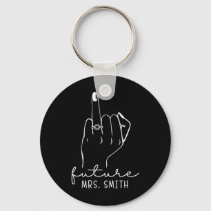 Porte-clés Future Mme Smith Nouvelle Mariée Future Fiancée Cé