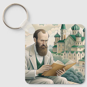 Porte-clés Fyodor Dostoyevsky cite, L'IDIOT