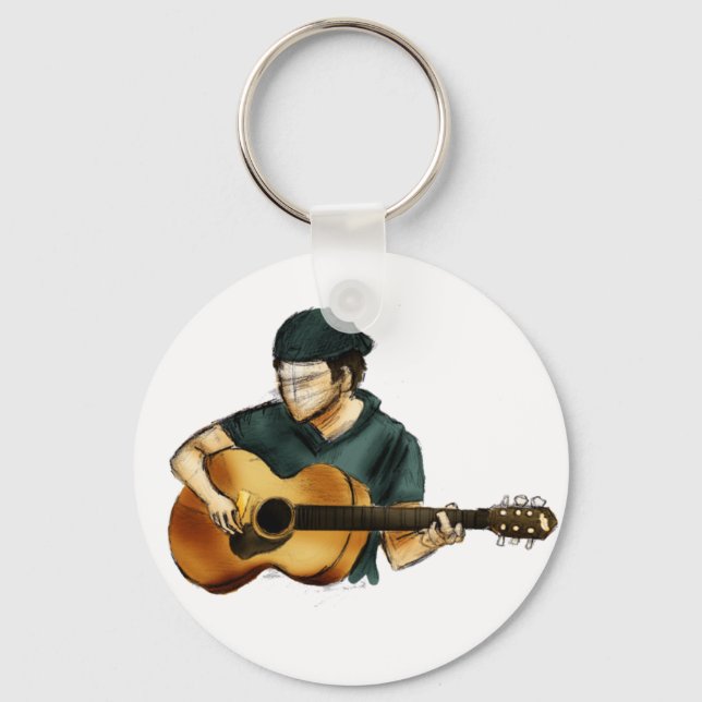 Porte-clés G est pour la guitare (Recto)
