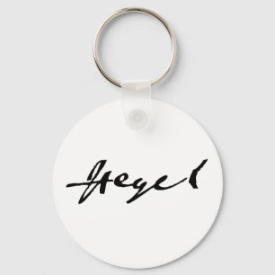 Porte-clés G. W. F. Hegel signature Keychain