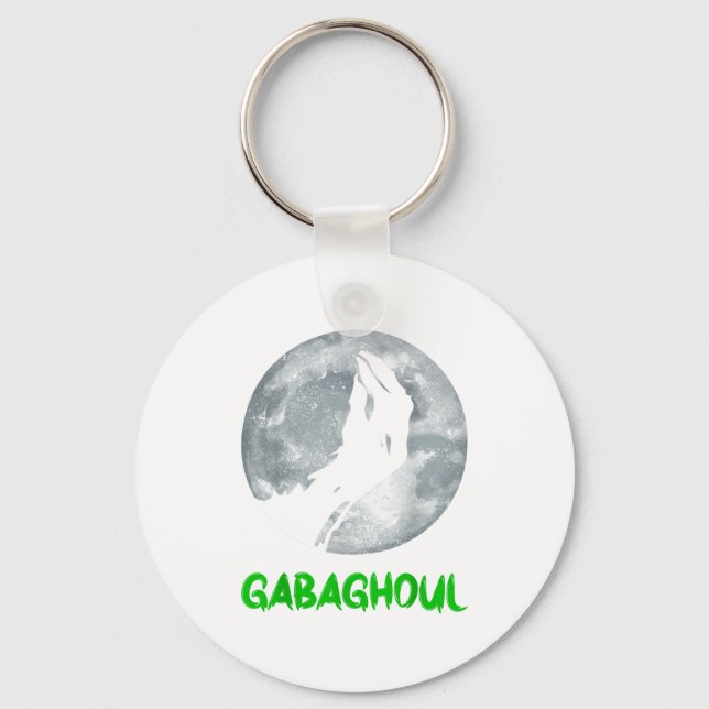 Porte-clés Gabaghoul Funny Hand Moon Bigfoot Santa Christmas  (Recto)