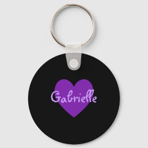 Porte-clés Gabrielle en violet
