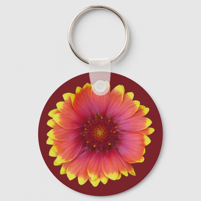 Porte-clés Gaillardia 1 (Recto)