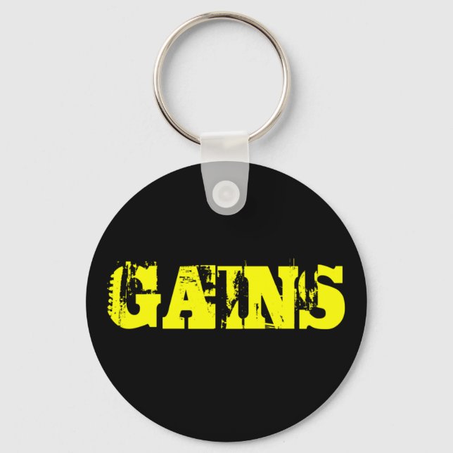 Porte-clés Gains Gym  (Recto)