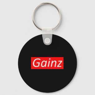 Porte-clés Gainz Bodybuilding Sport Fitness Cadeau Hommes Fem