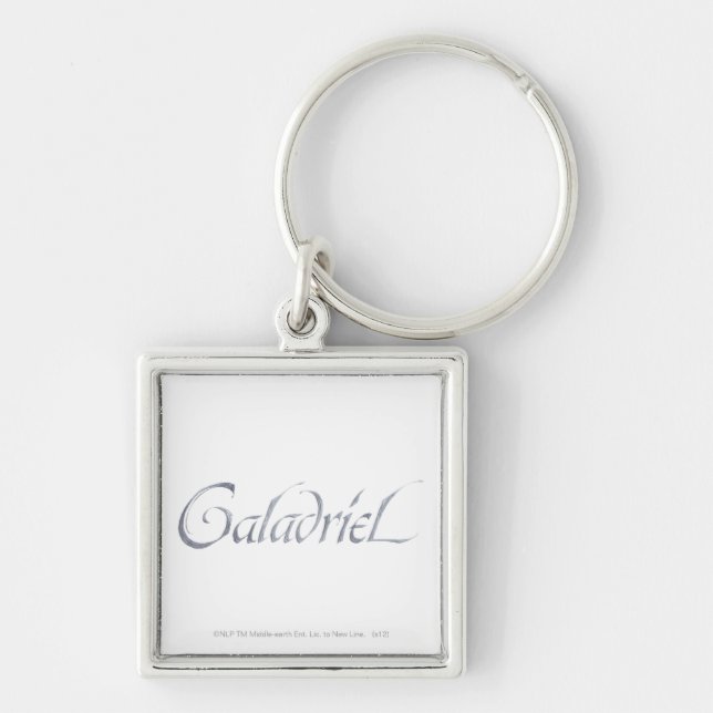 Porte-clés Galadriel Name Textured (Devant)