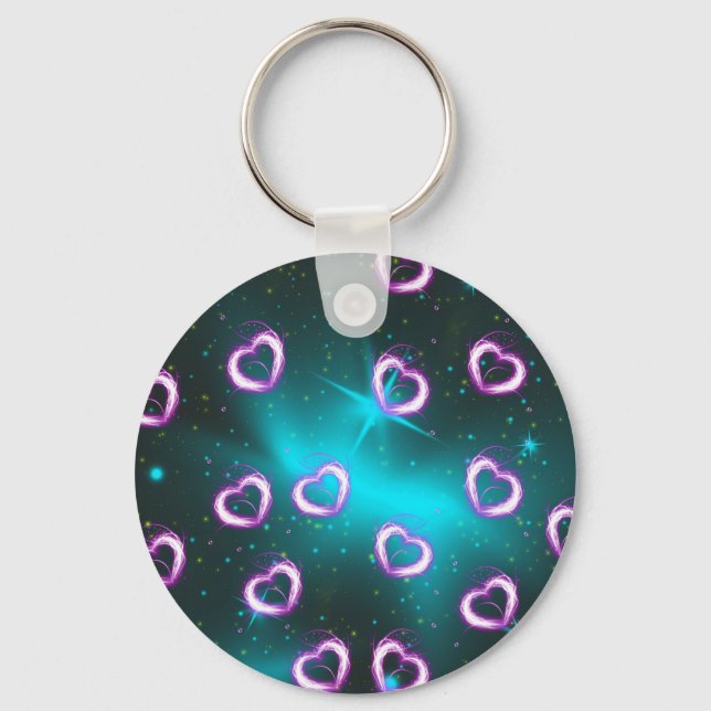 Porte-clés Galaxie du cœur (Recto)