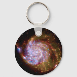 Porte-clés Galaxie spirale Messier 101 - Photo du télescope H