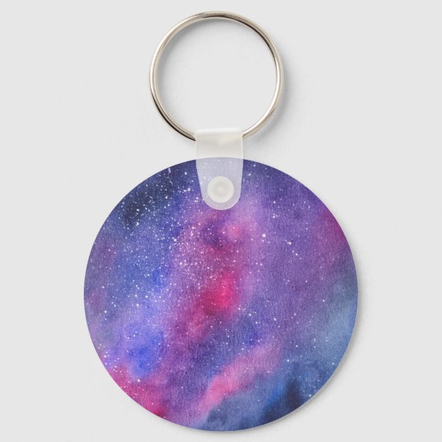 Porte-clés Galaxie ultra violette (Recto)