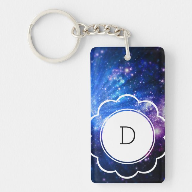 Porte-clés Galaxy Initial (Devant)