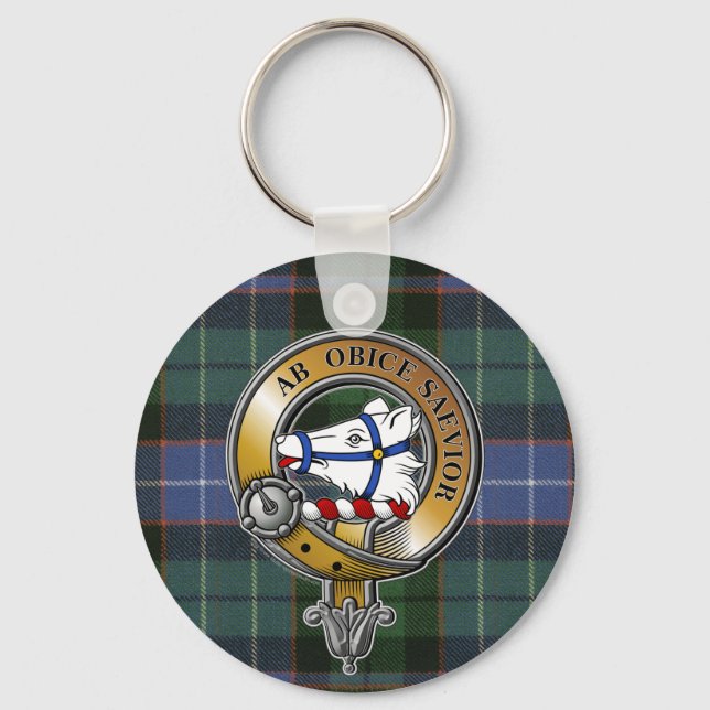 Porte-clés Galbraith Tartan & Badge (Recto)