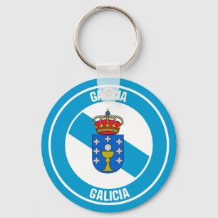 Porte-clés Galicia Round Emblem