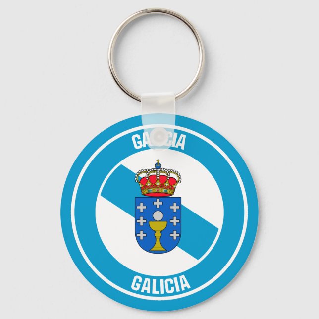 Porte-clés Galicia Round Emblem (Recto)