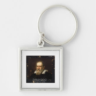 Porte-clés Galileo "Way To Heaven" Citation Cadeaux Tee - shi