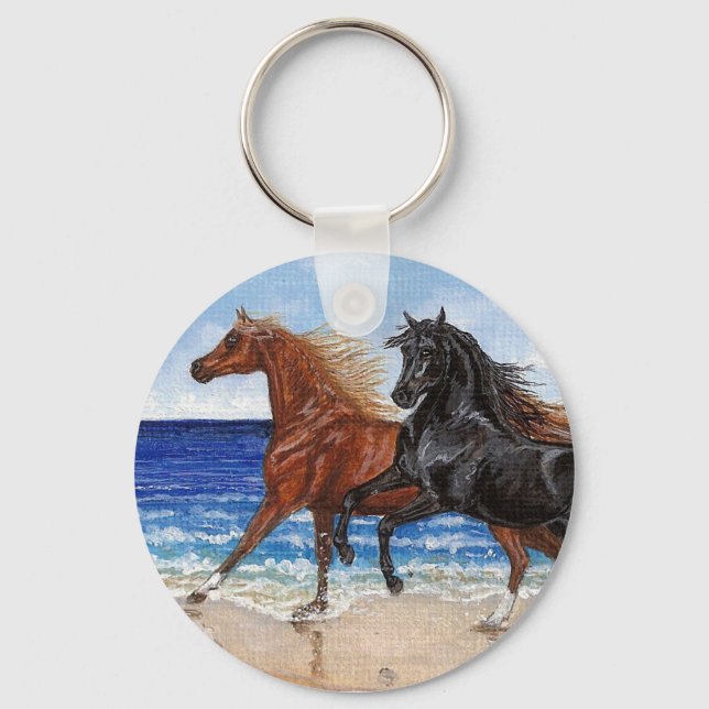 Porte-clés Gallop beach Arabian porte - clé (Recto)