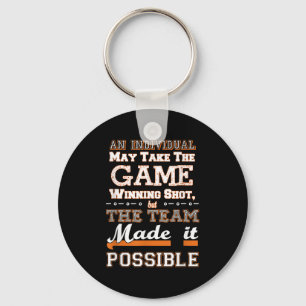 Porte-clés Game Winning Shot Sports Team Building Motivationa