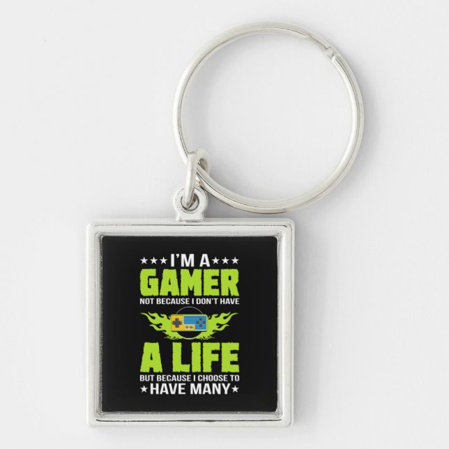 Porte-clés Gamer Am A Gamer (Devant)
