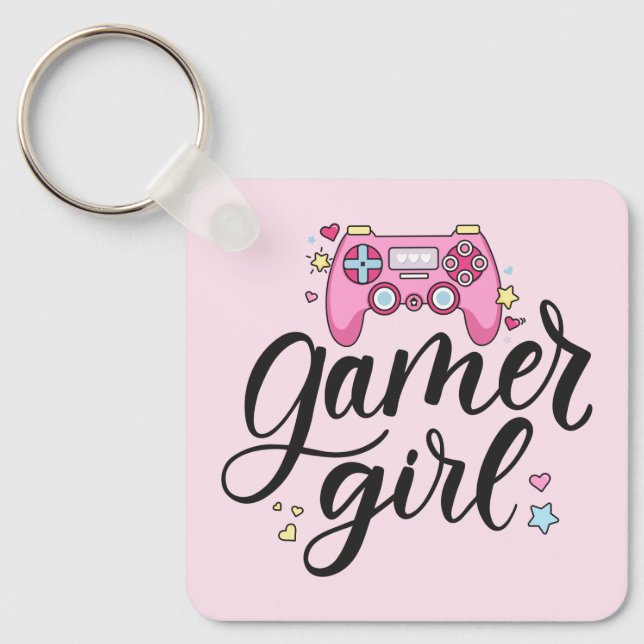 Porte-clés Gamer fille (Recto)