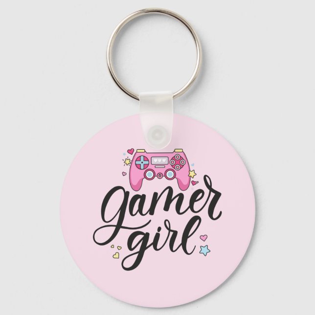 Porte-clés Gamer fille (Recto)