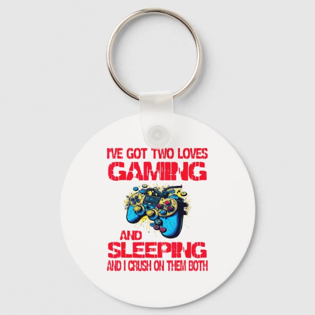 Porte-clés Gaming And Sleeng Gamer Valentines Day Boys Kids  (Recto)
