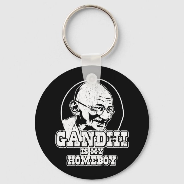 Porte-clés Gandhi est mon garçon (Recto)