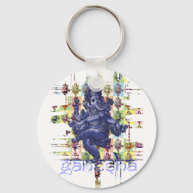 Porte-clés GANESHA | créez votre propre fond d'écran (Recto)