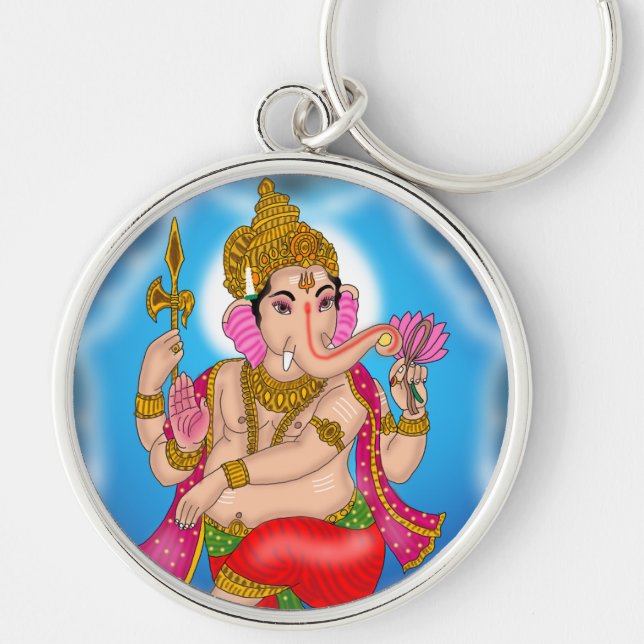 Porte-clés Ganesha dansant (Devant)