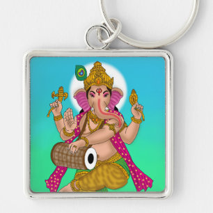 Porte-clés Ganesha dansant