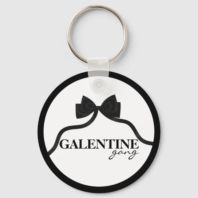Porte-clés Gang de Galentine Ami Valentine Black Bow (Recto)