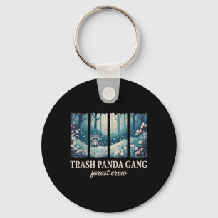 Porte-clés Gang de Panda de la Poubelle Équipe de la Forêt Am