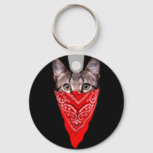 Porte-clés Gangster cat hood