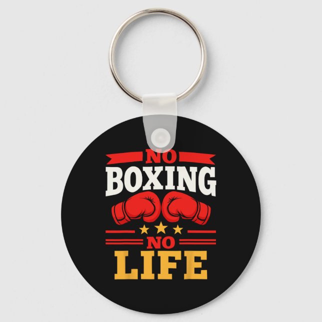 Porte-clés Gants de boxe No Boxing No Life Gants de boxe _3  (Recto)